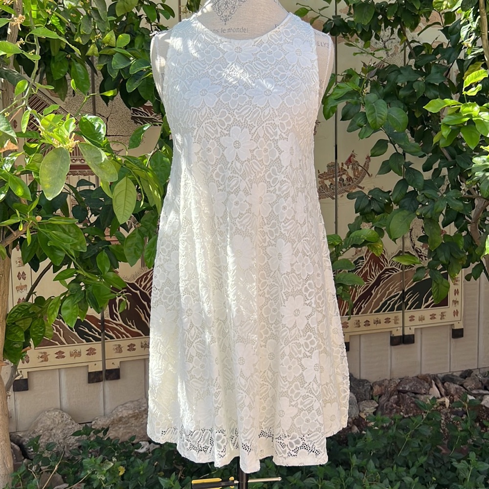 Ginger G white lace dress